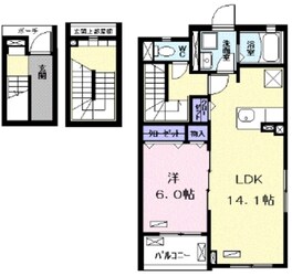 アルコバレーノ Ⅰの物件間取画像